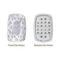 Cushion Rectangle Shape Silver Plated High-Quality Sew-on Alloy Charms Inlaid Cubic Zirconia WholesaleRhinestone