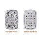 Cushion Rectangle Shape Imitation Rhodium Plated High-Quality Sew-on Alloy Charms Inlaid Cubic Zirconia WholesaleRhinestone
