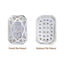 Octagon Shape Silver Plated High-Quality Sew-on Alloy Charms Inlaid Cubic Zirconia