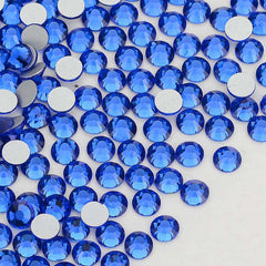 Sapphire Glass FlatBack Rhinestones In Bulk WholesaleRhinestone