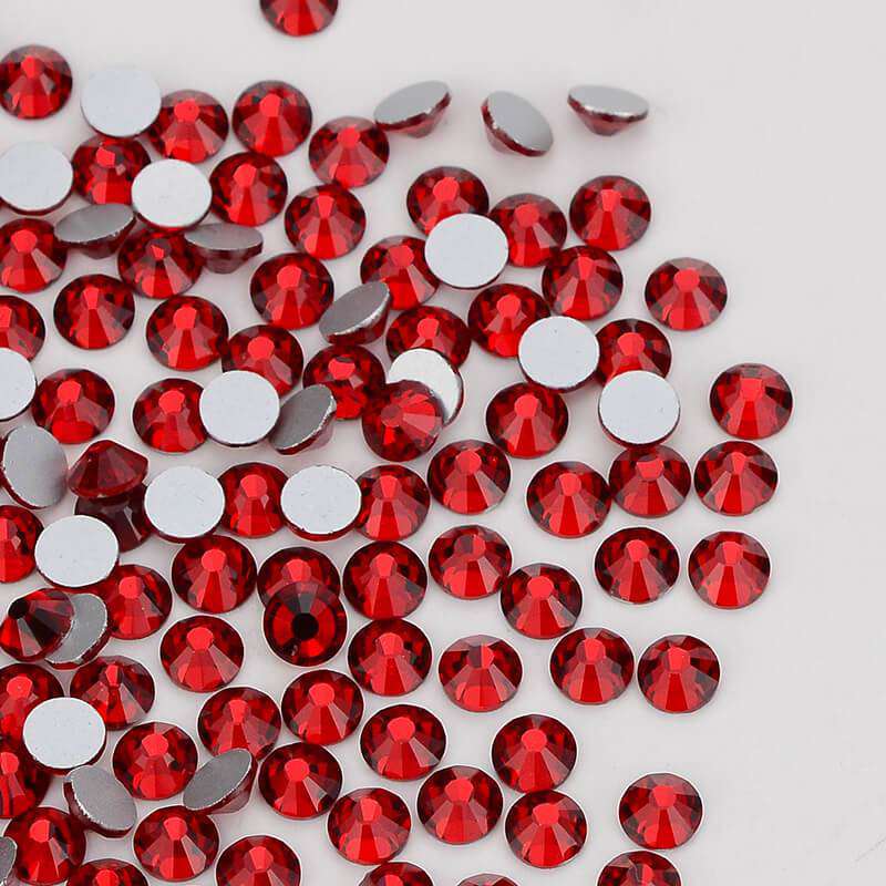 Dark Siam Glass FlatBack Rhinestones In Bulk WholesaleRhinestone
