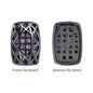 Cushion Rectangle Shape Hematite Plated High-Quality Sew-on Alloy Charms Inlaid Cubic Zirconia WholesaleRhinestone