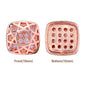 Cushion Square Shape Rose Gold Plated High-Quality Sew-on Alloy Charms Inlaid Cubic Zirconia WholesaleRhinestone