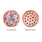 Round Shape Rose Gold Plated High-Quality Sew-on Alloy Charms Inlaid Cubic Zirconia WholesaleRhinestone