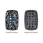 Cushion Rectangle Shape Hematite Plated High-Quality Sew-on Alloy Charms Inlaid Cubic Zirconia WholesaleRhinestone