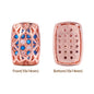 Cushion Rectangle Shape Rose Gold Plated High-Quality Sew-on Alloy Charms Inlaid Cubic Zirconia WholesaleRhinestone