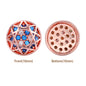 Round Shape Rose Gold Plated High-Quality Sew-on Alloy Charms Inlaid Cubic Zirconia WholesaleRhinestone