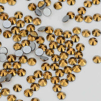 Aurum Glass FlatBack Rhinestones Silver Back WholesaleRhinestone