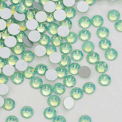 Green Opal Glass FlatBack Rhinestones In Bulk WholesaleRhinestone