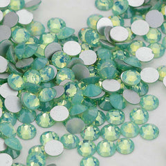 Green Opal Glass FlatBack Rhinestones In Bulk WholesaleRhinestone