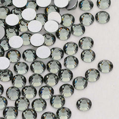 Black Diamond Glass FlatBack Rhinestones In Bulk WholesaleRhinestone