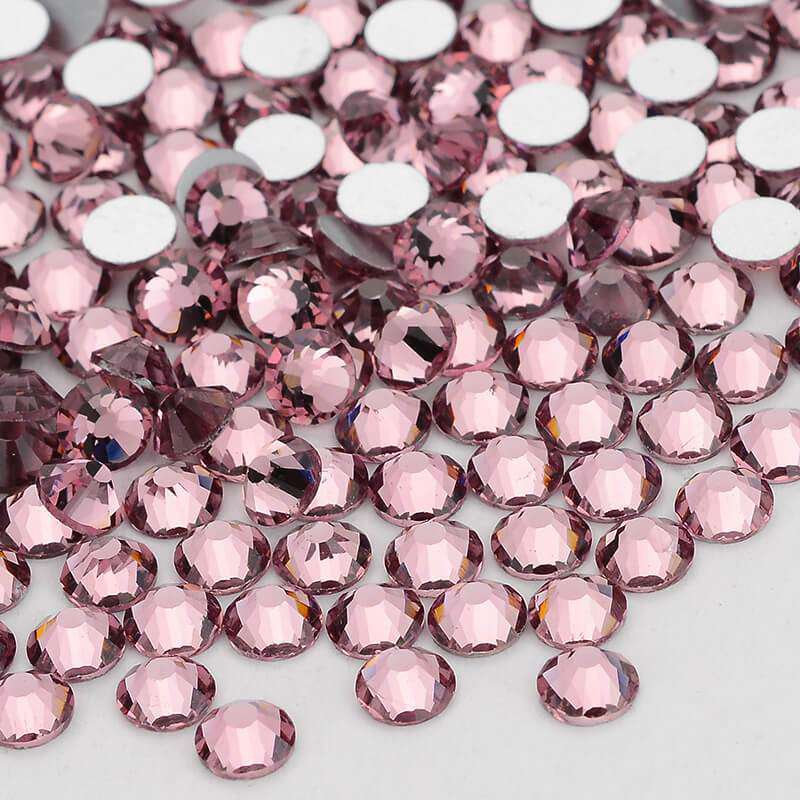 Light Amethyst Glass FlatBack Rhinestones In Bulk WholesaleRhinestone