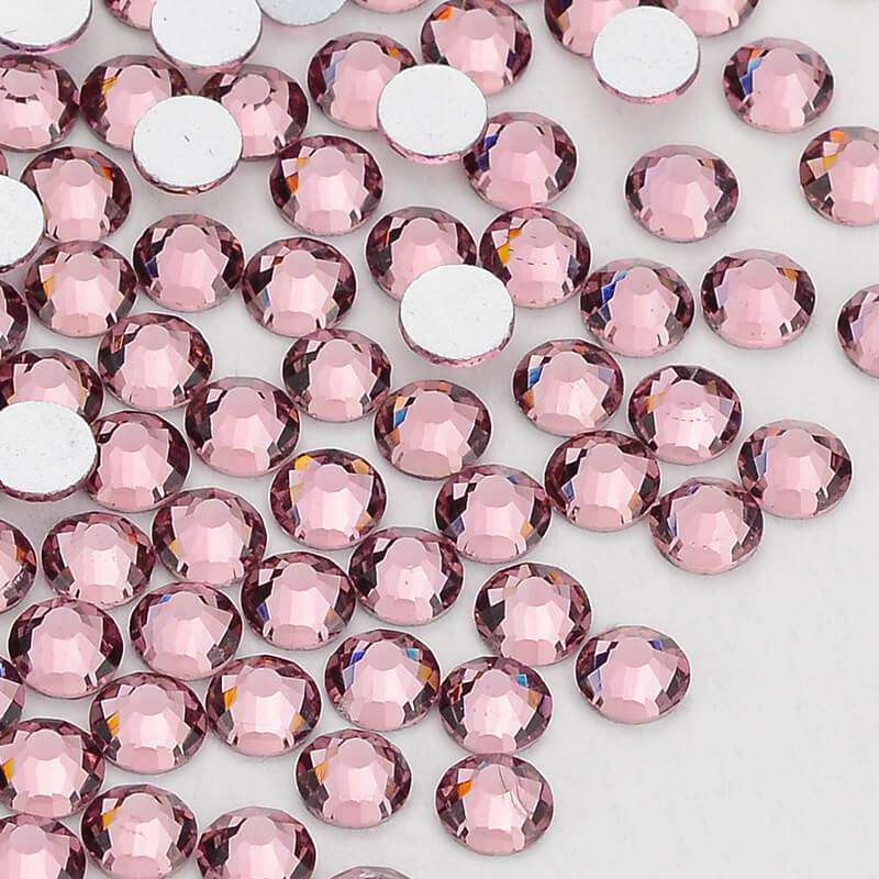 Light Amethyst Glass FlatBack Rhinestones In Bulk WholesaleRhinestone