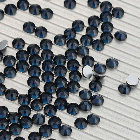 Montana Glass FlatBack Rhinestones In Bulk WholesaleRhinestone