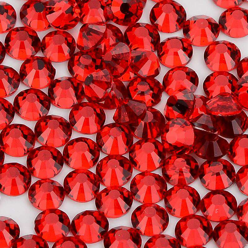 Siam Glass FlatBack Rhinestones In Bulk WholesaleRhinestone