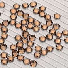 Smoked Topaz Glass FlatBack Rhinestones In Bulk WholesaleRhinestone