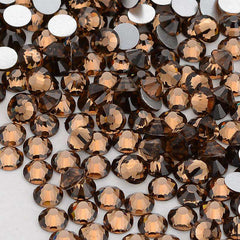 Smoked Topaz Glass FlatBack Rhinestones In Bulk WholesaleRhinestone